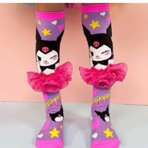 Pink and Purple Character Kids Socks